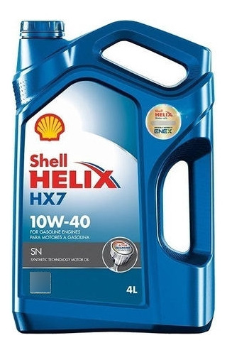 Aceite Motor 10w40 Shell Helix Hx7 Doble Sello 10w40