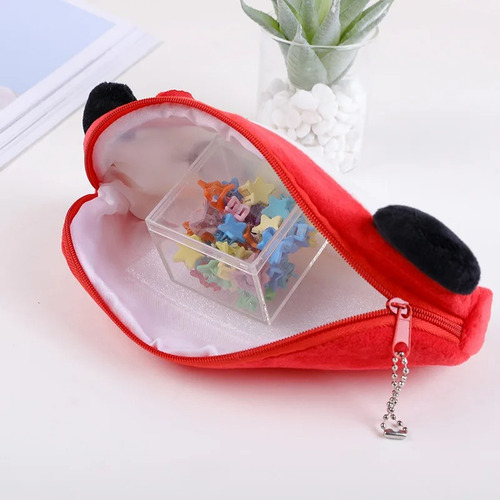 Bolso Cosmetiquera Lapicera Kawaii Cute Color Blanco