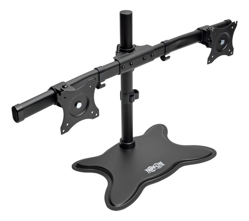 Tripp Lite Ddr1327sdd Dual Monitor Mount Stand, Swivel & Tilt, 13-27 Inch Flat Screen Displays, Desktop Mount, Black