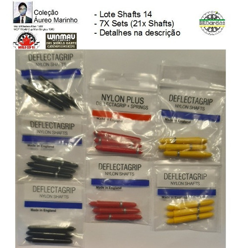 Cam22 7 Sets De Shafts (21 Hastes) Dardo -ver Descrição Lt14