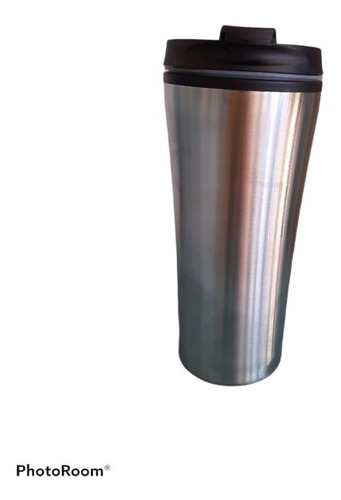 Vaso Térmico C/ Tapa Cubierto Acero Inox 400ml Belgrano