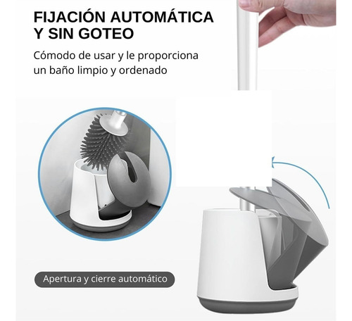 Escobilla De Silicona Con Soporte,cepillo Para Inodoro