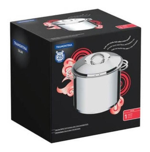 Caldero solar de acero inoxidable de 20 cm
