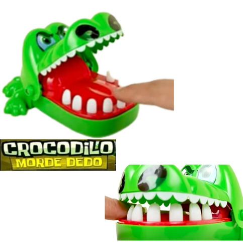 Jogo Jacare Morde Dedo Brinquedo Infantil Dente Crocodilo