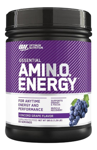 Amino Energy Optimum Nutrition On 65 Servings Usa 585 Gramos