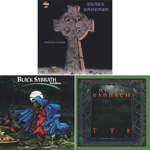 Kit Black Sabbath - Headless Cross, Forbidden, Tyr - Lacrado