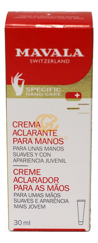 Mavala Crema Anti-manchas Para Manos Creme Para Mãos 30ml Blz