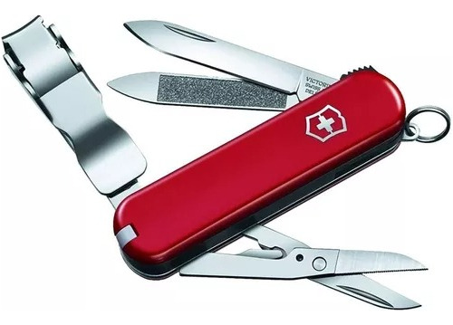 Navaja Suiza Nail Clip Corta Uñas Rojo  Victorinox 0.6463