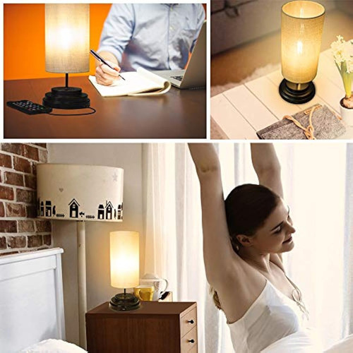 Lámparas De Mesa De Noche Lámpara De Mesa Táctil Aultra Led