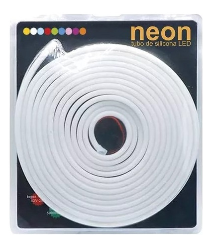 Cinta Neon Flex Led 12v Unicolor Incluye Adaptador