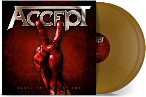 Accept Blood Of The Nations - Gold Colored Vinyl Gold Lp X 2