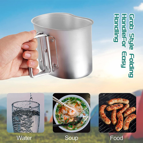 Cantimplora De Aluminio Honeydak, 946ml, Con Bolsa