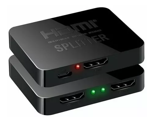 Multiplicador Hdmi Splitter 1 Entrada 2 Salidas 4k 1080p 3d