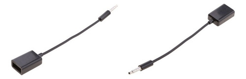 2 Piezas De 3,5mm Macho Jack A Usb 2.0 Cable Convertidor