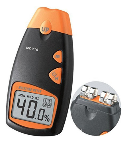 Medidor De Umidade Digital De Papel Portátil Md916 2%-40%