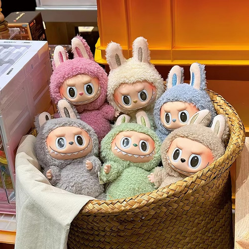 Paquete Llavero De Labubu 6 De Peluche