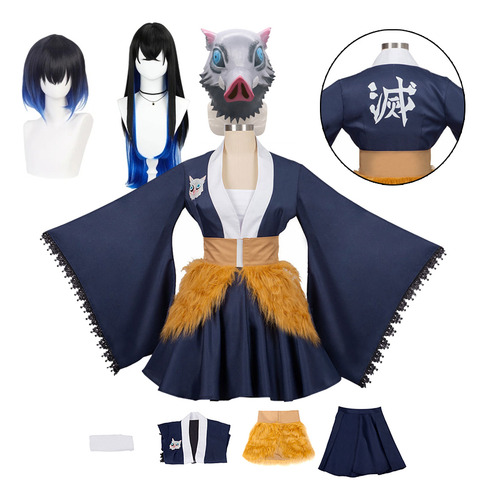 Disfraz De Cazadora De Demonios Para Mujer, De Hashimira Inosuke