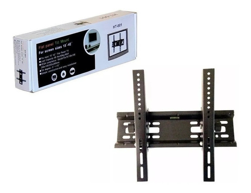 Soporte Para Televisores Panel 15° Ht-001 Facil Instalacion Color Negro