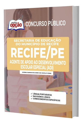 Apostila Sme Recife Pe - Apoio Ao Desenvolvimento Escolar