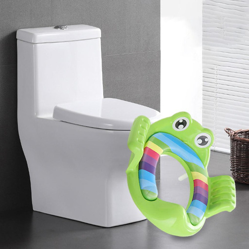 Silla De Inodoro Portátil Para Bebé 2 En 1 Con Protector