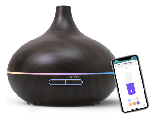 Difusor De Aroma Meross Smart Wifi Óleo Essencial 400ml