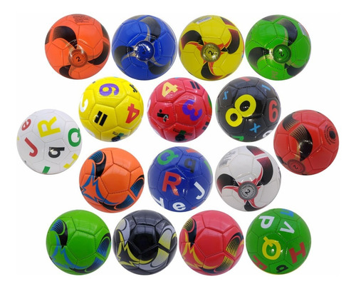 Pack 2 Pelotas Brillosas Infantil N°2 Futbol Varios Modelos