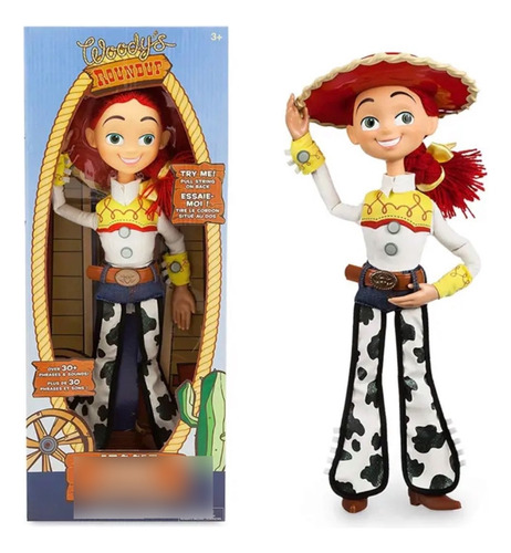 Boneca Jessie Do Woody Boneco Toy Story Disney 38cm Lindona