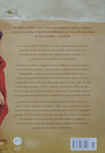 Livro A Tenda Vermelha Anita Diamant Otimo Estado (Usado)