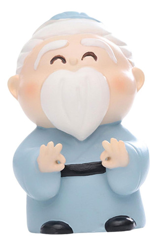 4 Estatua De Confucio, Linda Figura En Miniatura Para Estilo