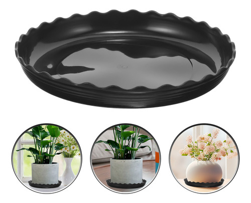 Base Circular Para Macetas Con Forma De Bandeja, 5 Unidades