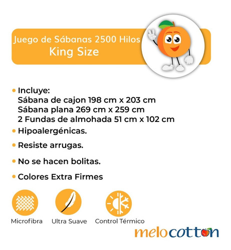 Imagen 4 de 8 de Sabanas King Size 2500 Hilos Bordada, Color A Elegir
