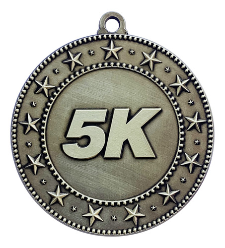 Paquete De 10 Medallas De Oro 5k Run Race Walk Premio Trofeo