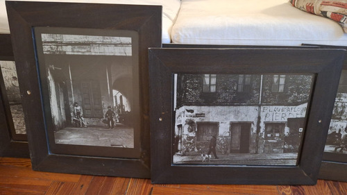 Lote 14 Fotos En Cuadro Con Vidrio. San Telmo (200) (Usado)
