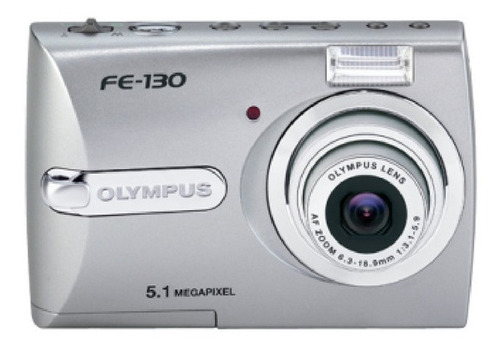 Olympus FE-130 compacta color plateado