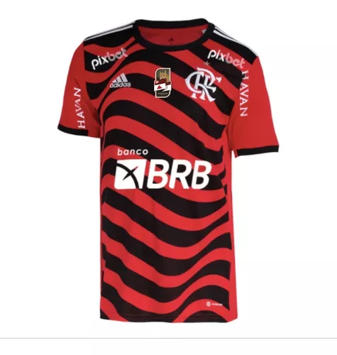 Flamengo Jogo 3 adidas 2022 +kit Pat + Patch Minas Gerais