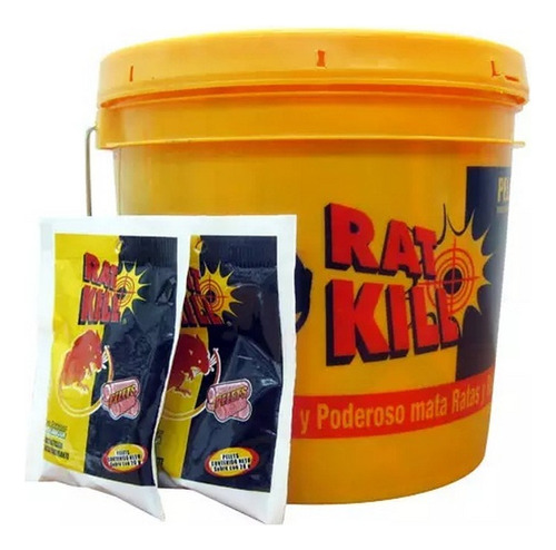 Rodenticida Cubeta Con 50 (sobres 20gr) (rat-kill)