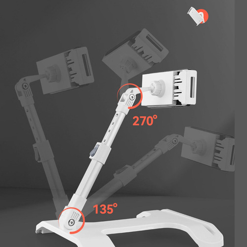 Soporte Plegable Para Tableta De Cama, Soporte Blanco