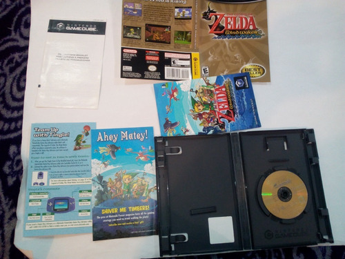 Legend Zelda Wind Waker De Nintendo Gamecube Caja Instructiv