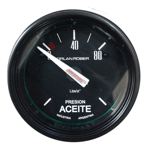 Reloj Presion De Aceite Orlan Rober 52mm 24v 80lbs Egs 618
