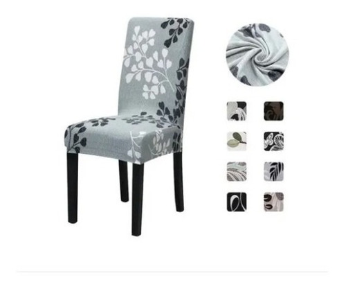 Set De 4 Cubre Silla Funda Elastica Comedor Estampados