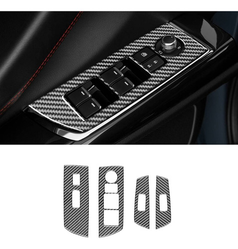 Fibra De Carbono Real Para Mazda Cx9 Cx-9 2016-2022 Lhd Door