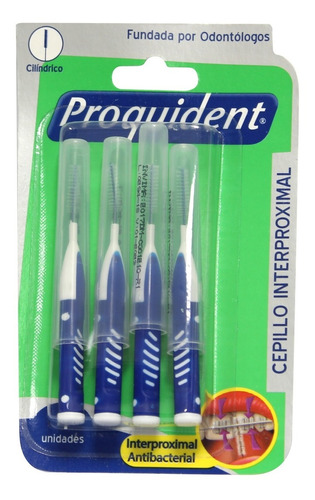 Cepillo Proquident Interproximal Antibacterial X 4 Unidades