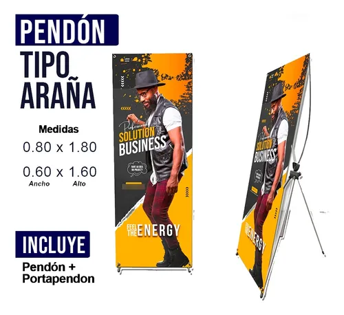 Pendon Tipo Araña 0.80 X 1.80