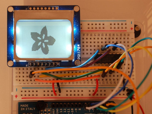 Display Lcd Grafico Nokia 5110/3310, Spi - Arduino, Pic, Avr