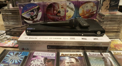 Karaoke Box C/ 2 Micrófonos 1800 Music Hdmi Full Hd (Usado)