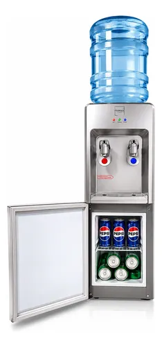 Dispenser De Agua Frio Calor Premium Con Compresor Mas Frio! Gris