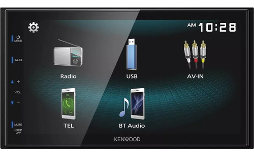 Radio Kenwood Dmx125bt  2din Usb Blueth iPhone Android 