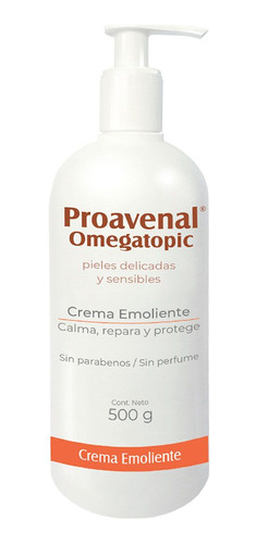 Proavenal Omegatopic Crema Emoliente Hidrata Piel Seca 500g