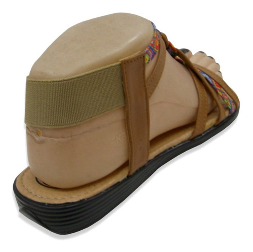 Imagen 3 de 4 de Sandalia Huarache Trenza Colores Combinable Juvenil Resorte