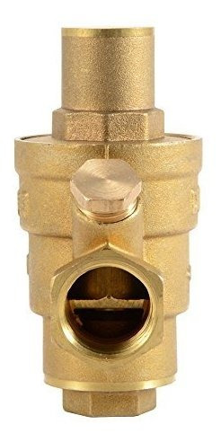 Regulador De Presion De Agua Laton Sin Plomo Ajustable Dn1